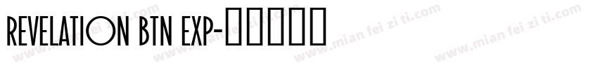 Revelation BTN Exp字体转换